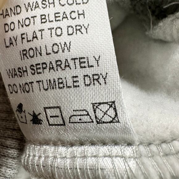 Majorelle Martine Sweater Sweatshirt Cropped Off Shoulder Balletcore Gray Small - Picture 8 of 11